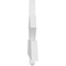 Ekena Millwork Redmond Architectural Grade PVC Gable Bracket, 96"W x 20"H x 2"D x 6"F, 5/12 Pitch GBP096X20X0206RED00 - alternate 4